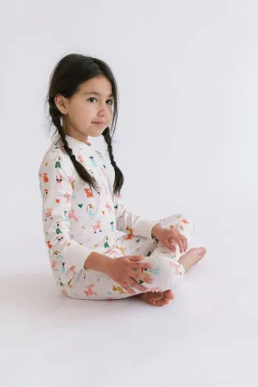 2 Piece Pajama Set in Puppy Love