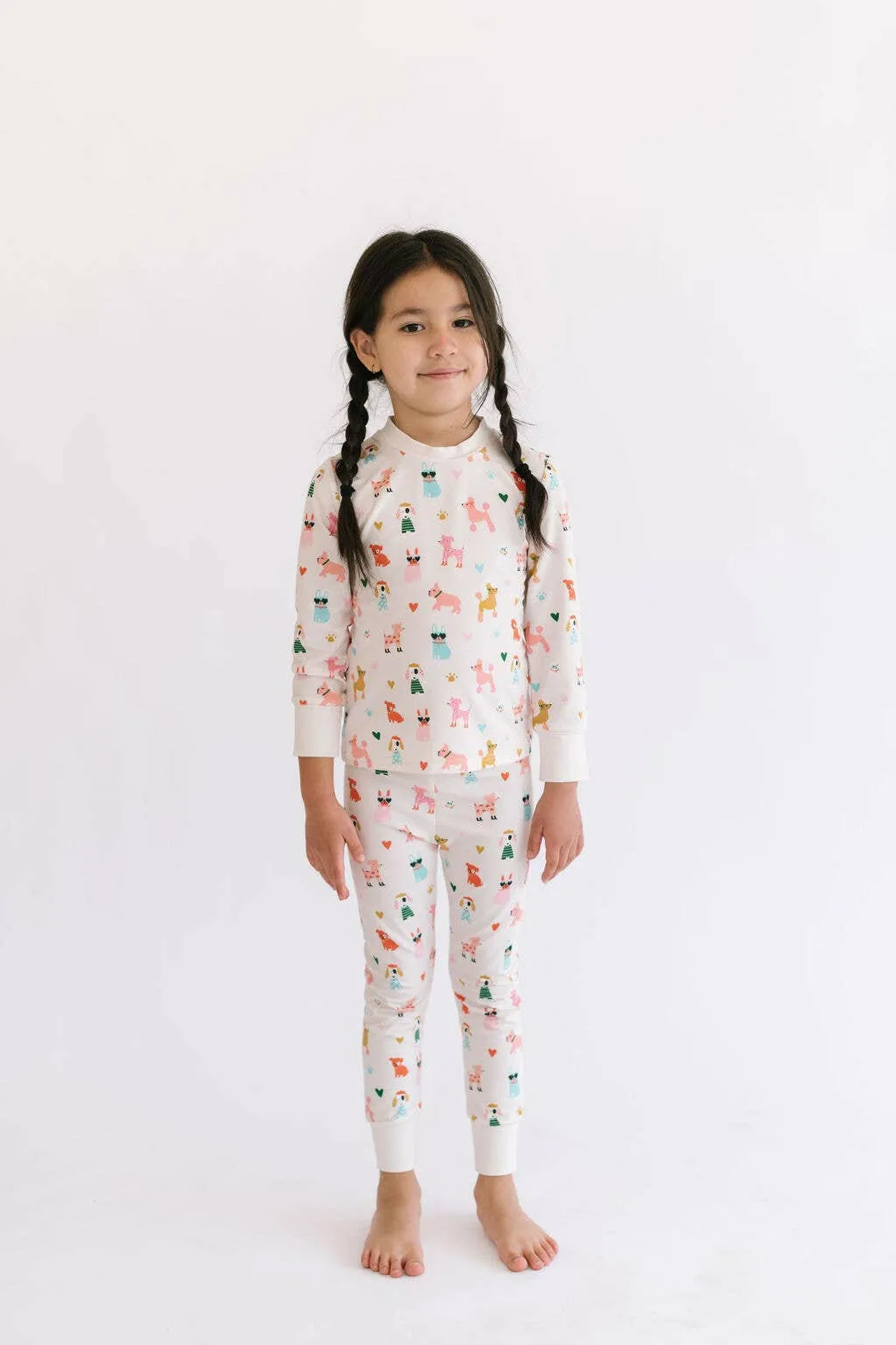 2 Piece Pajama Set in Puppy Love