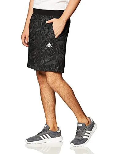 Adidas Mens M E Aop Shorts Shorts
