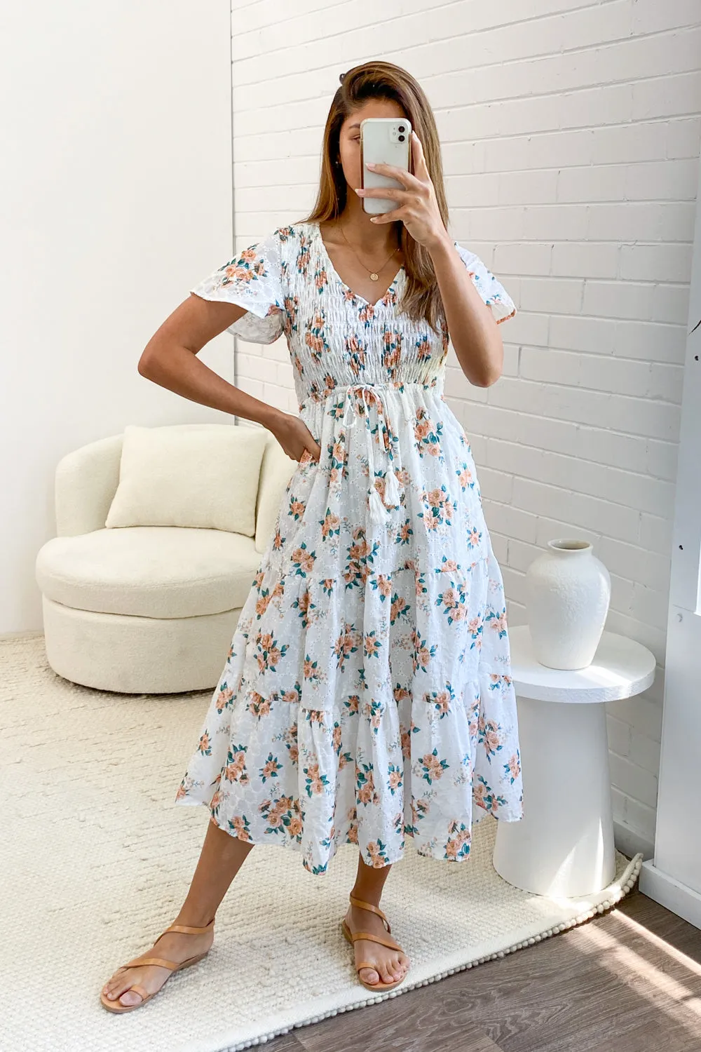 Annette Print Dress