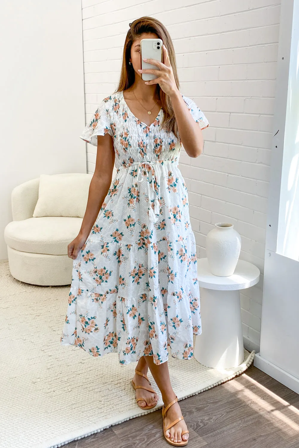 Annette Print Dress