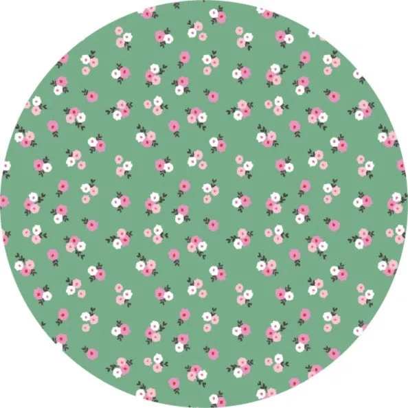 Awe Cher Floral Print Zippy Premium Bamboo Pajamas