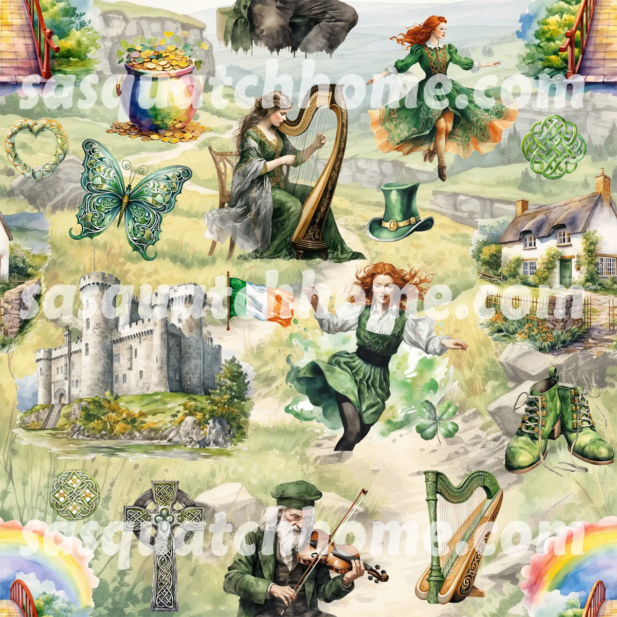 Awesome Misc Designs, Womens Pajama Pants with Pockets