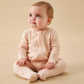 Ballerina Clever Zip Baby Pajamas