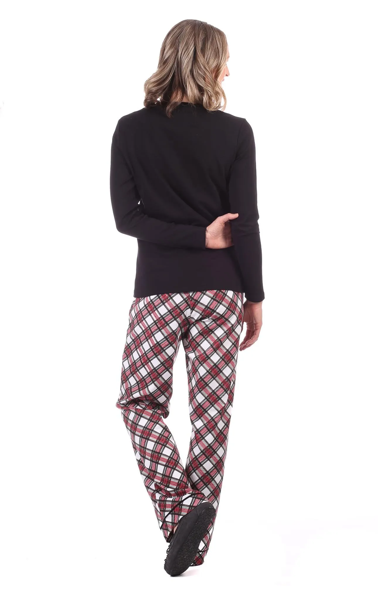 Bedford PJ Set in Red & White Plaid