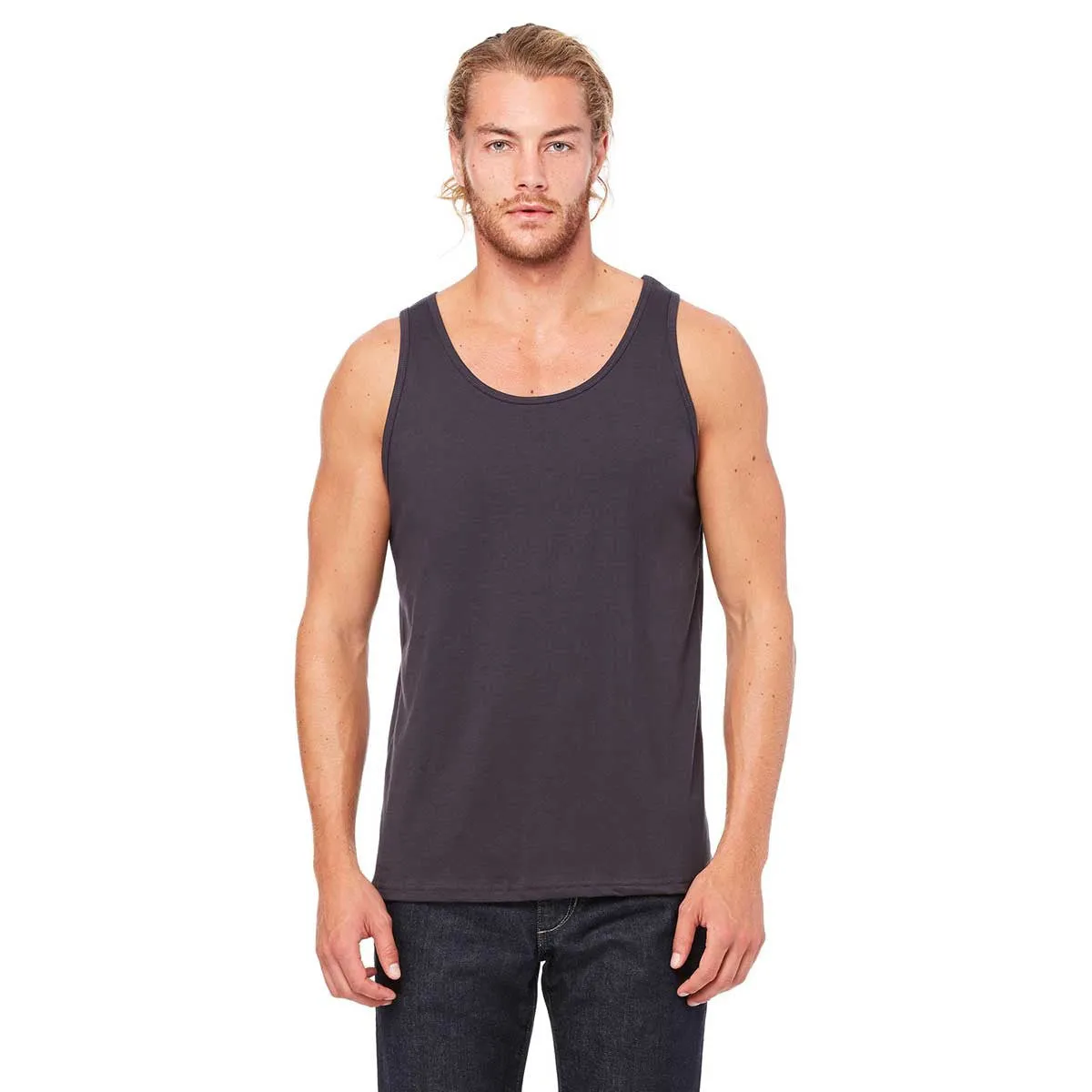 Bella   Canvas Unisex Dark Grey Jersey Tank