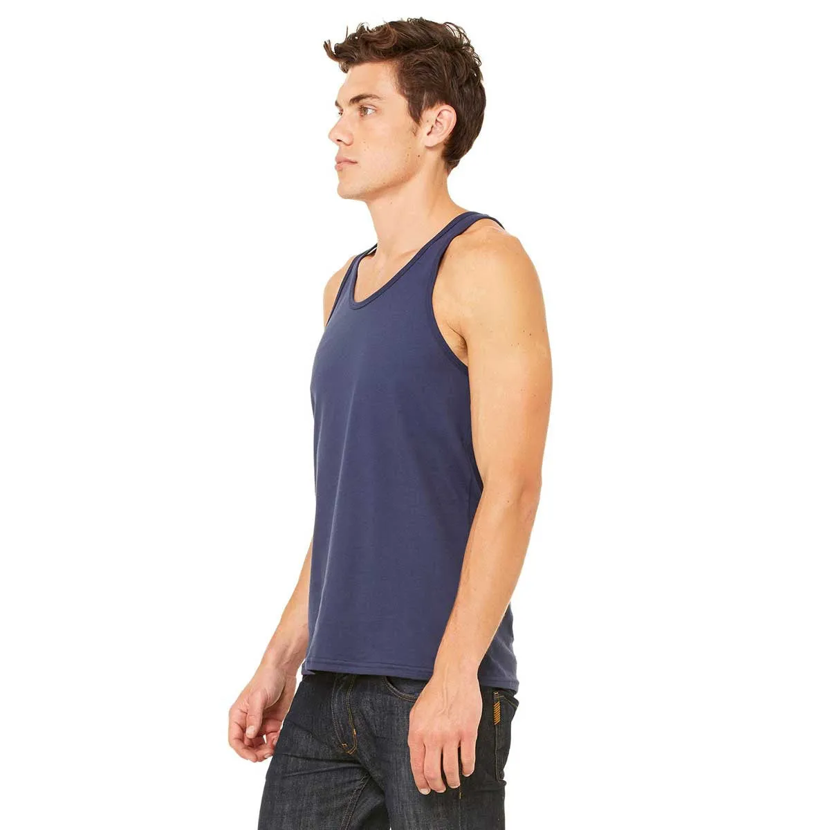 Bella   Canvas Unisex Navy Jersey Tank