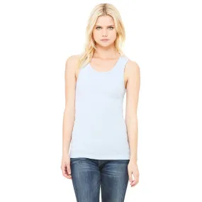 Bella   Canvas Women's Baby Blue Stretch Rib Tank