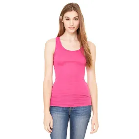 Bella   Canvas Women's Berry Sheer Mini Rib Racerback Tank