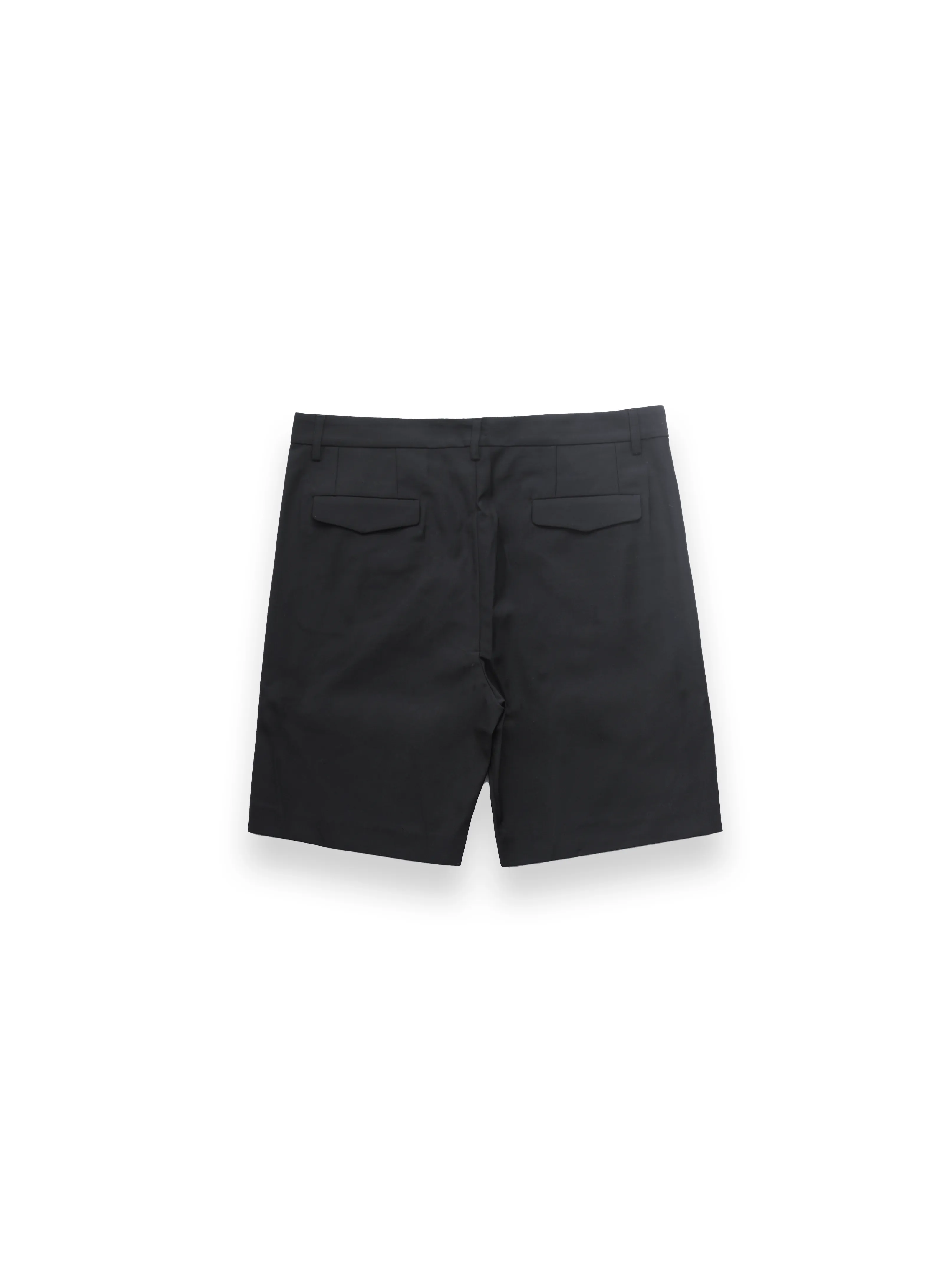 Black Shorts with White Floral Buckles