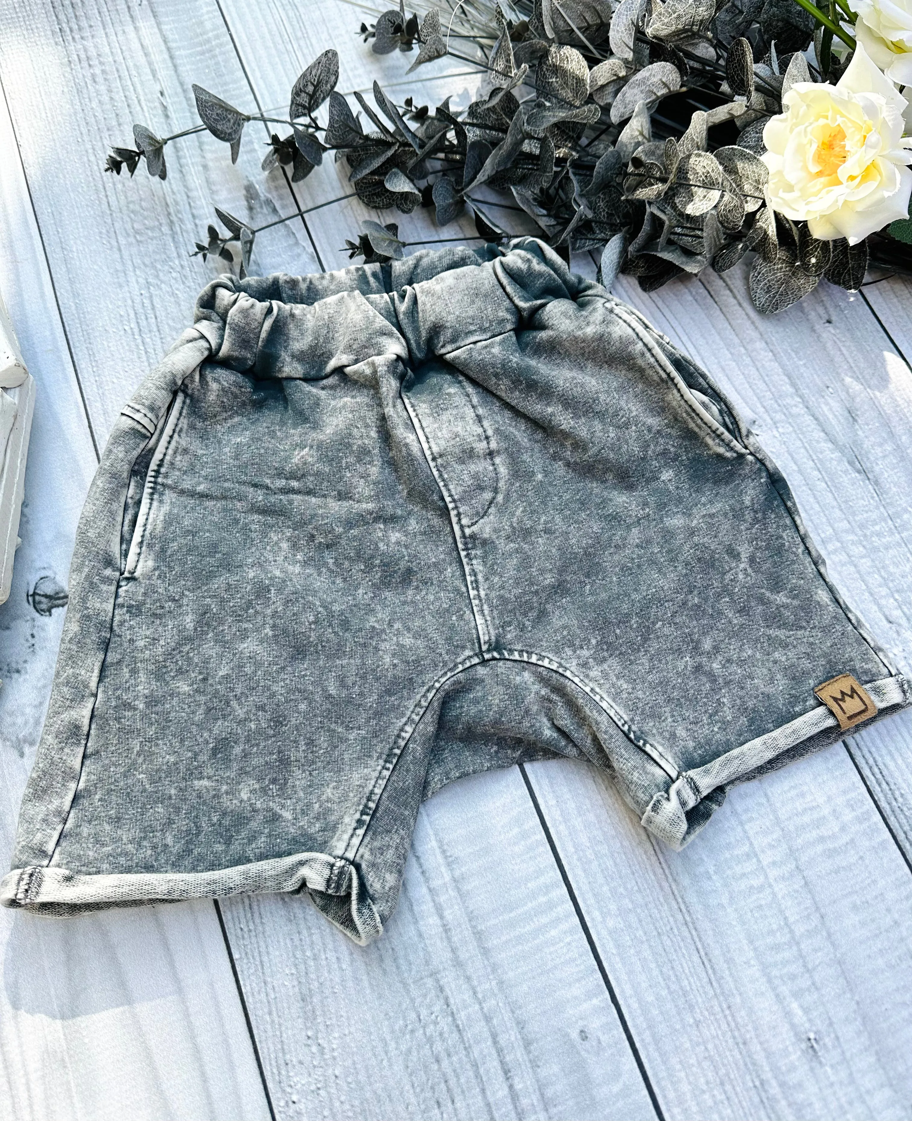 Black soft shorts