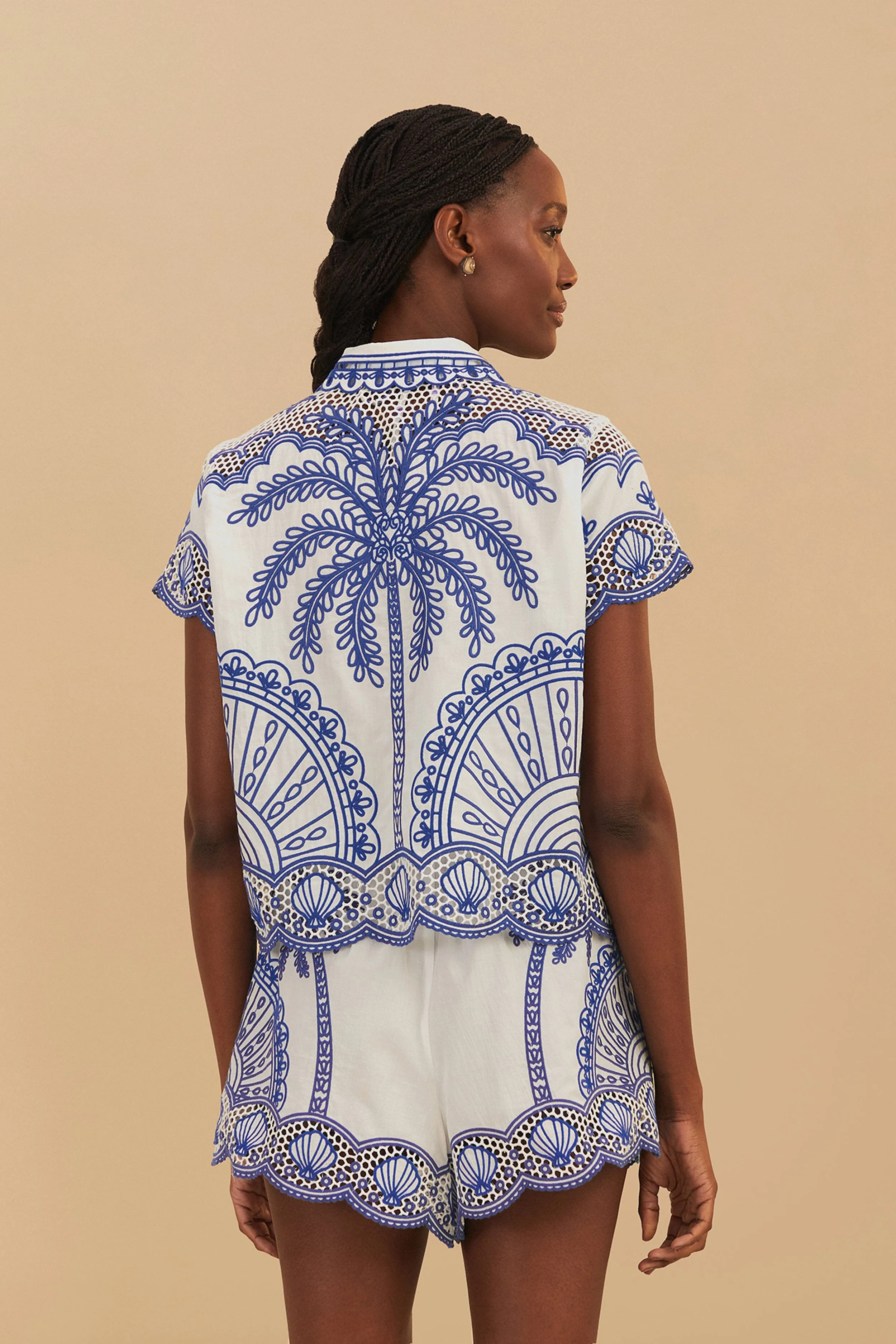 Blue Palm Richelieu Short