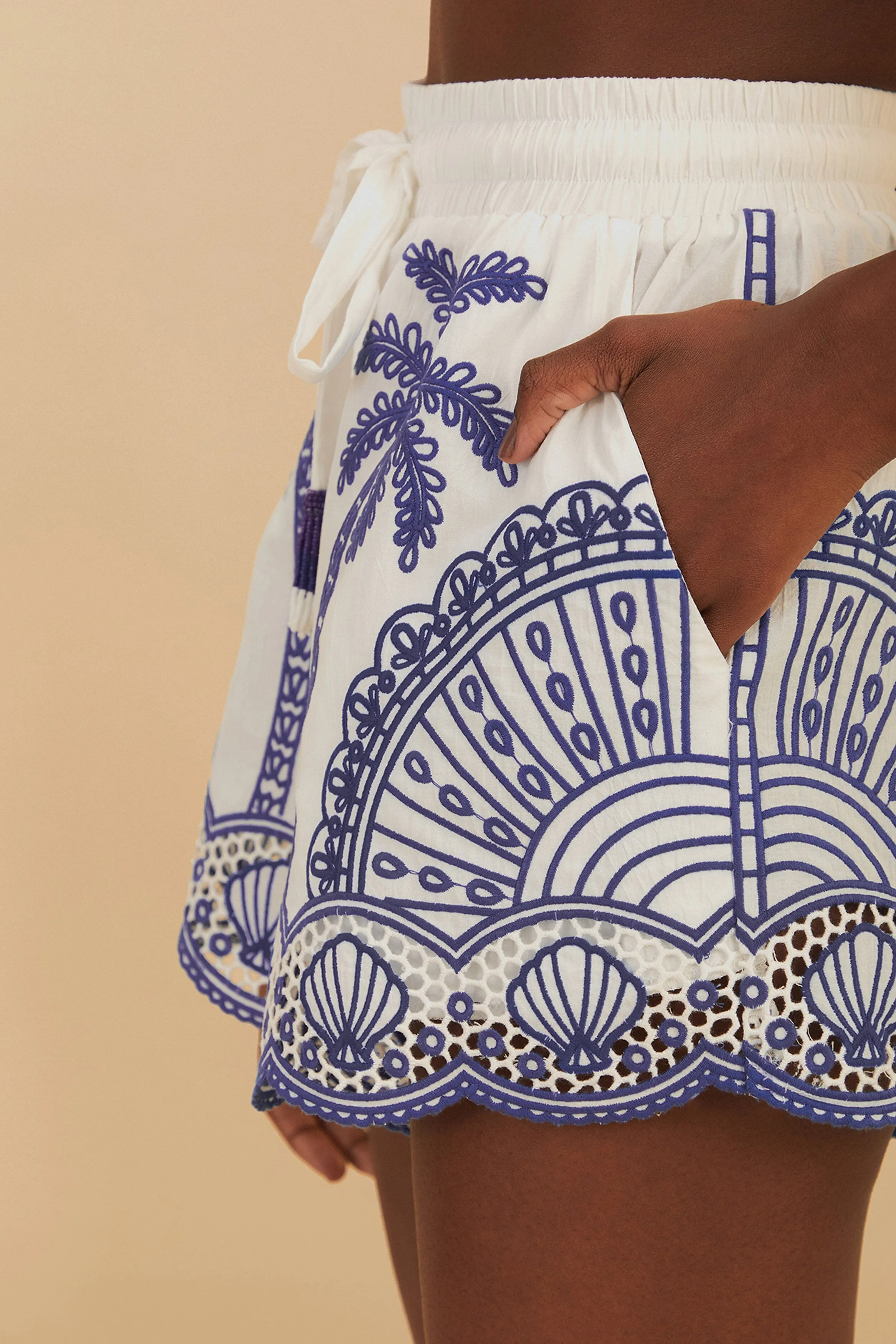 Blue Palm Richelieu Short
