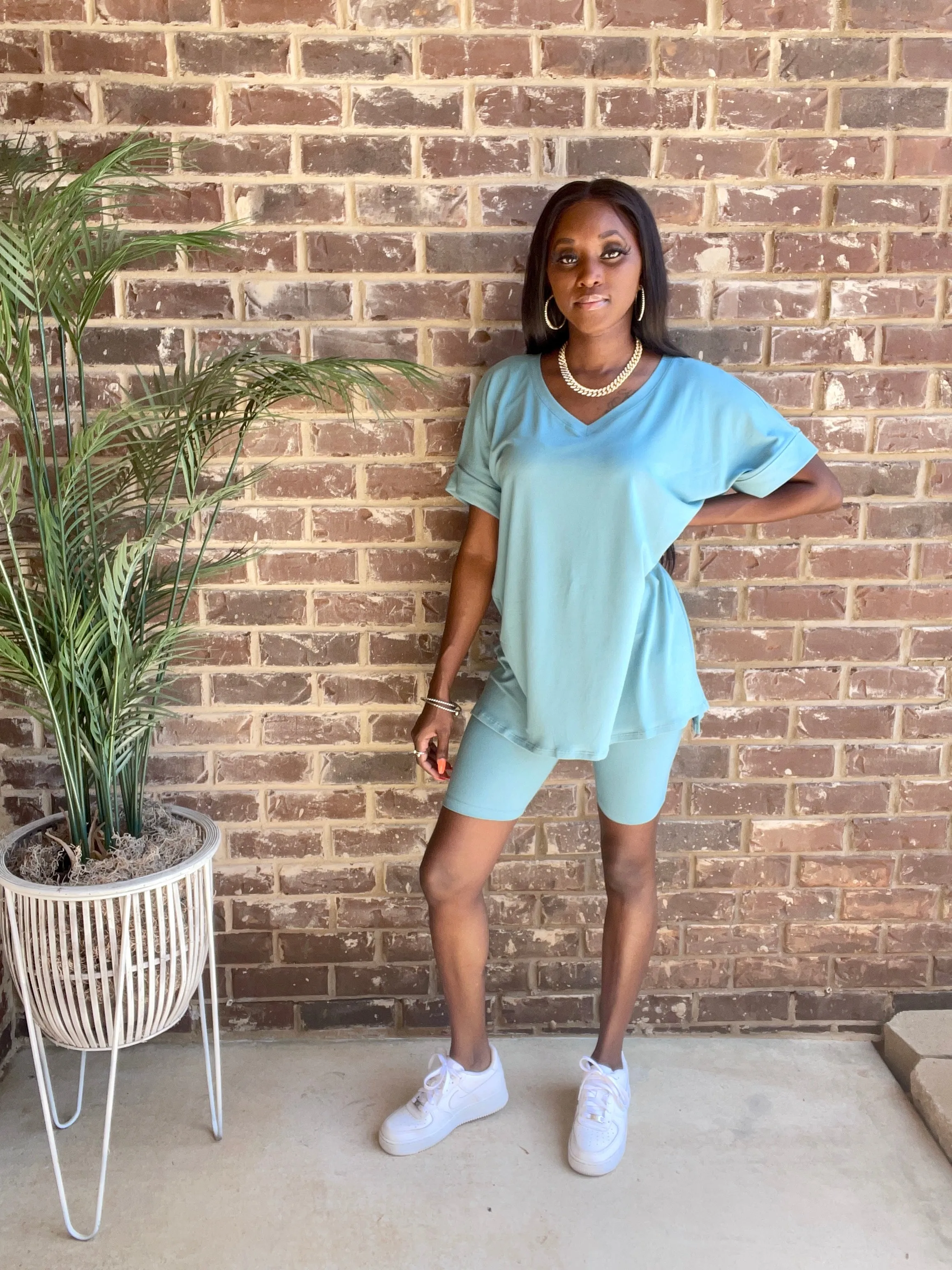 Butter Soft Biker Shorts Set