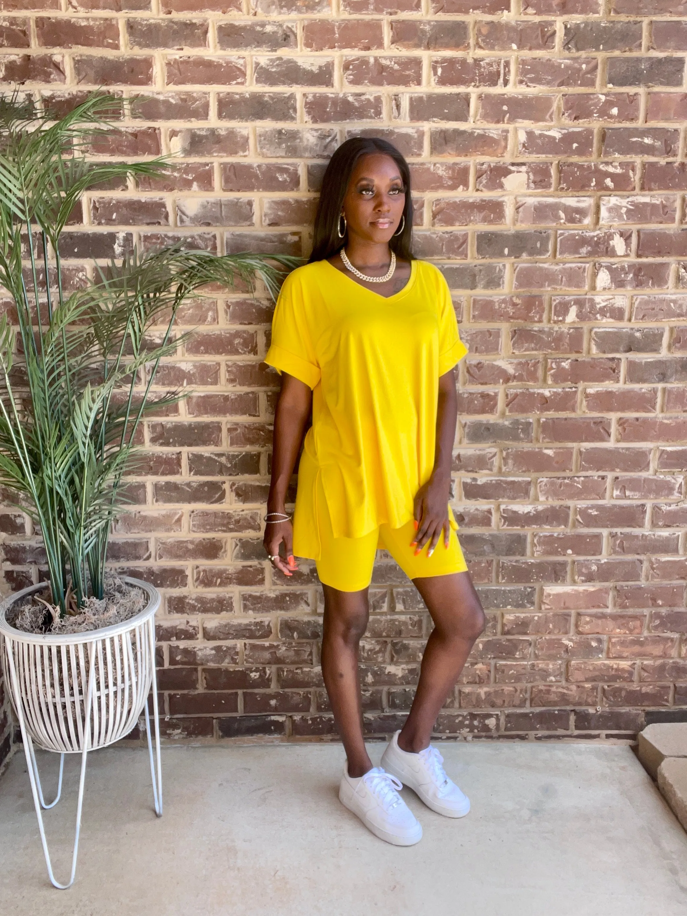 Butter Soft Biker Shorts Set