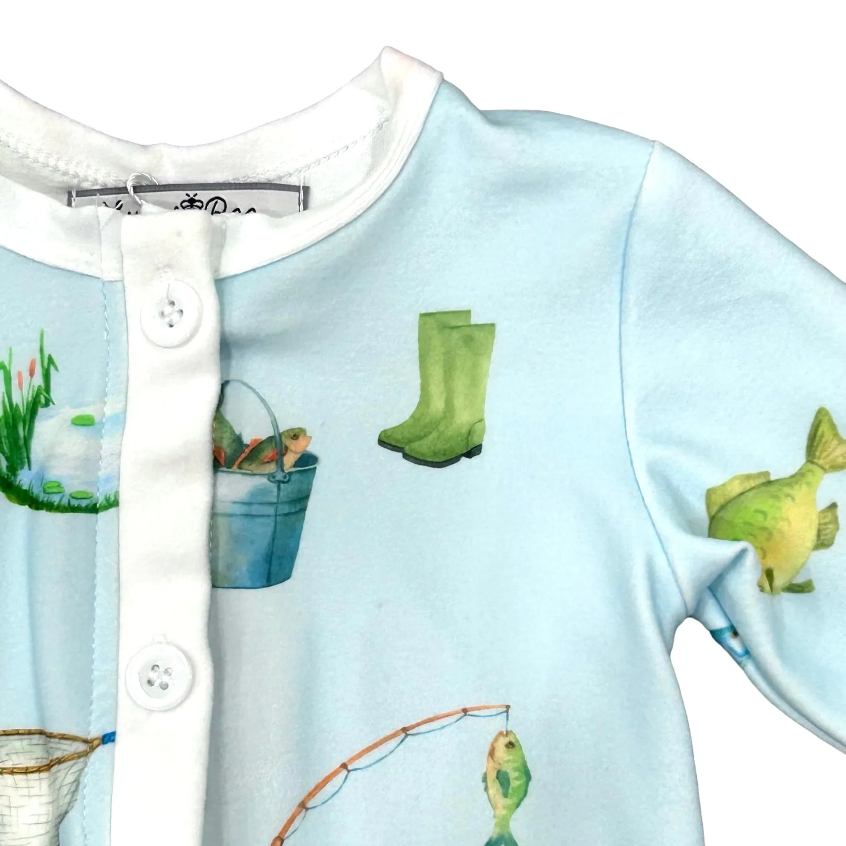 Buttflap Pajamas - Boys Fishing