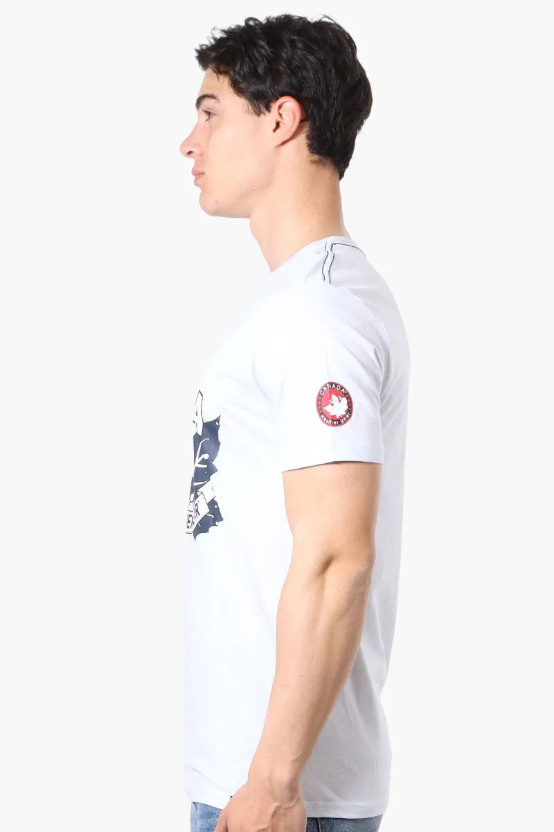 Canada Weather Gear Leaf Print Tee - Blue