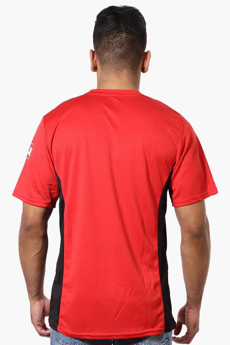 Canada Weather Gear Mesh Crew Neck Tee - Red