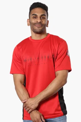Canada Weather Gear Mesh Crew Neck Tee - Red