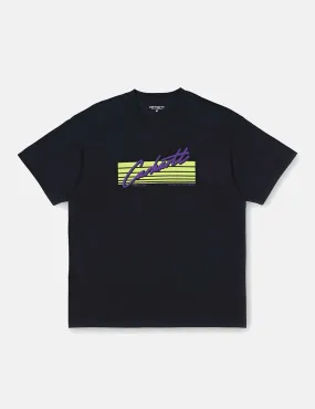 Carhartt-WIP Horizon Script T-Shirt - Black