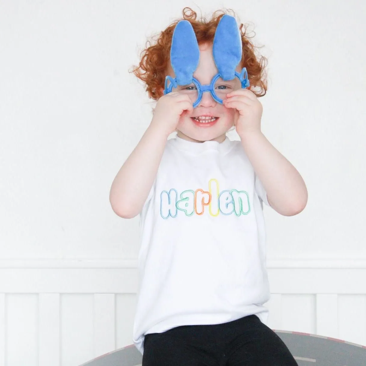 Colourful Embroidered Tee