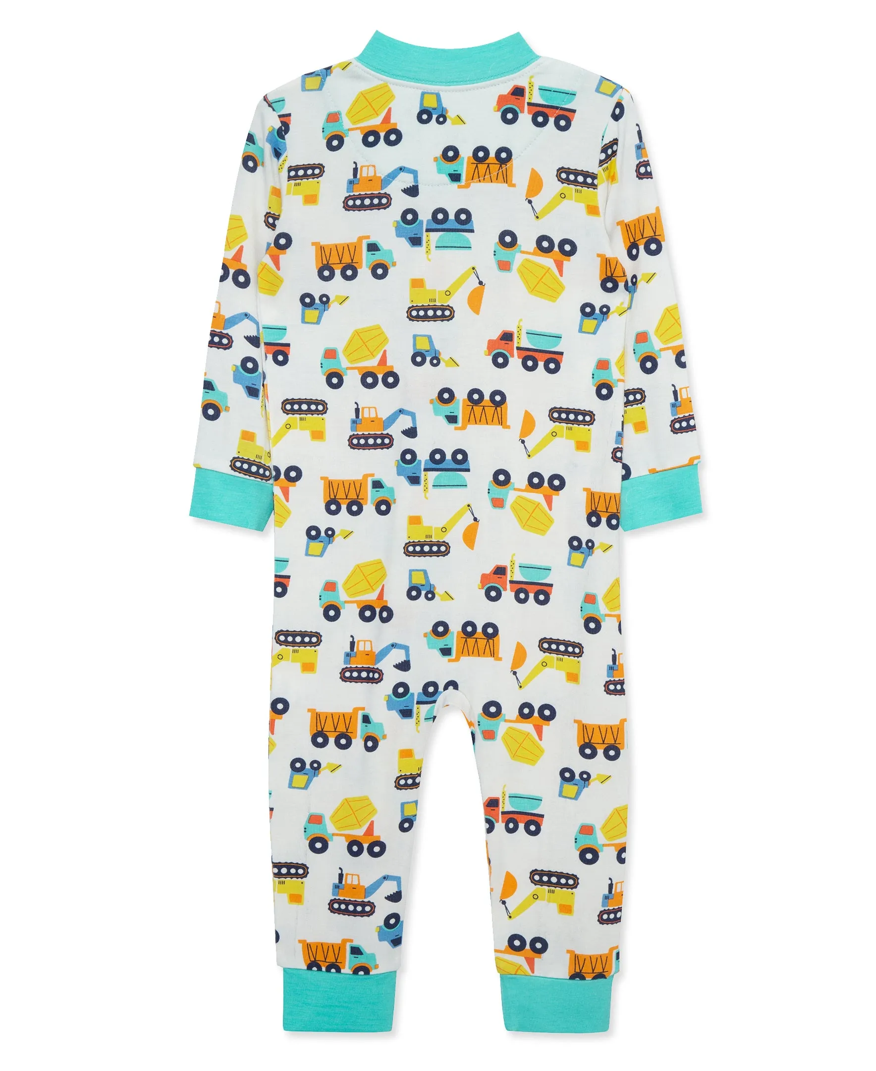 Construction Zip Front Pajama