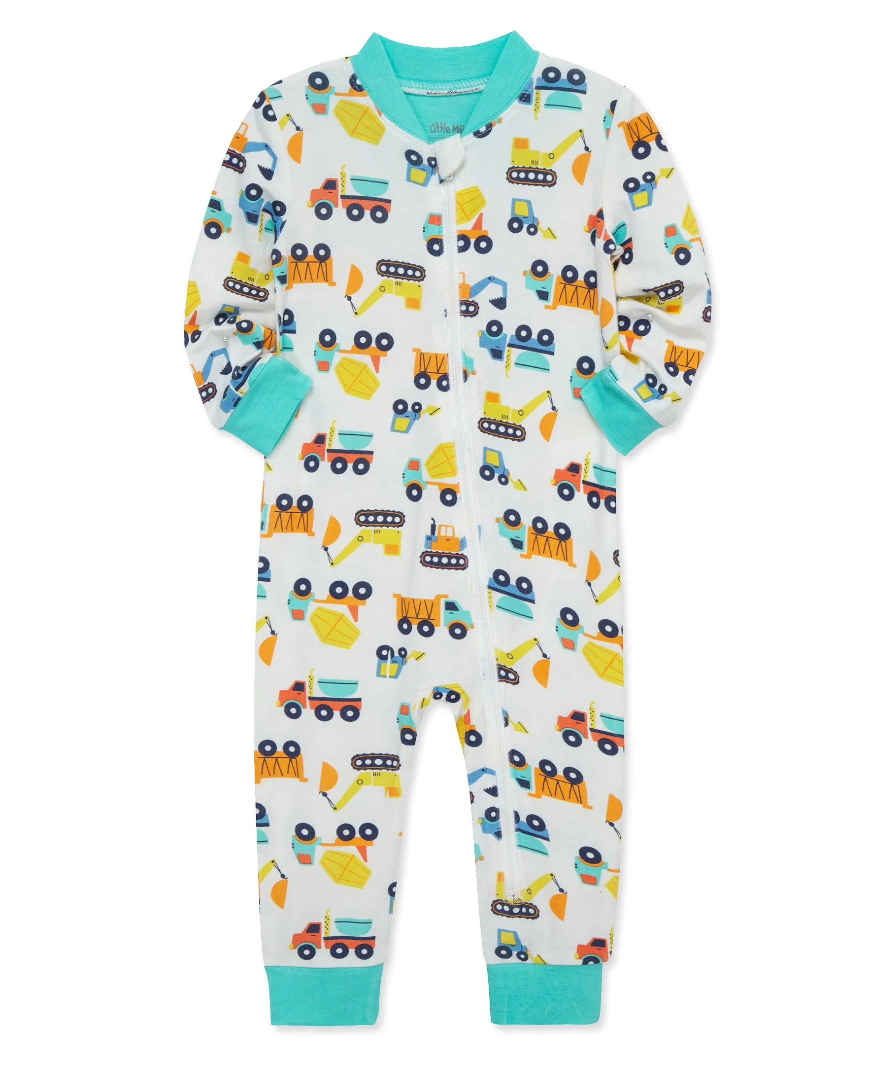 Construction Zip Front Pajama