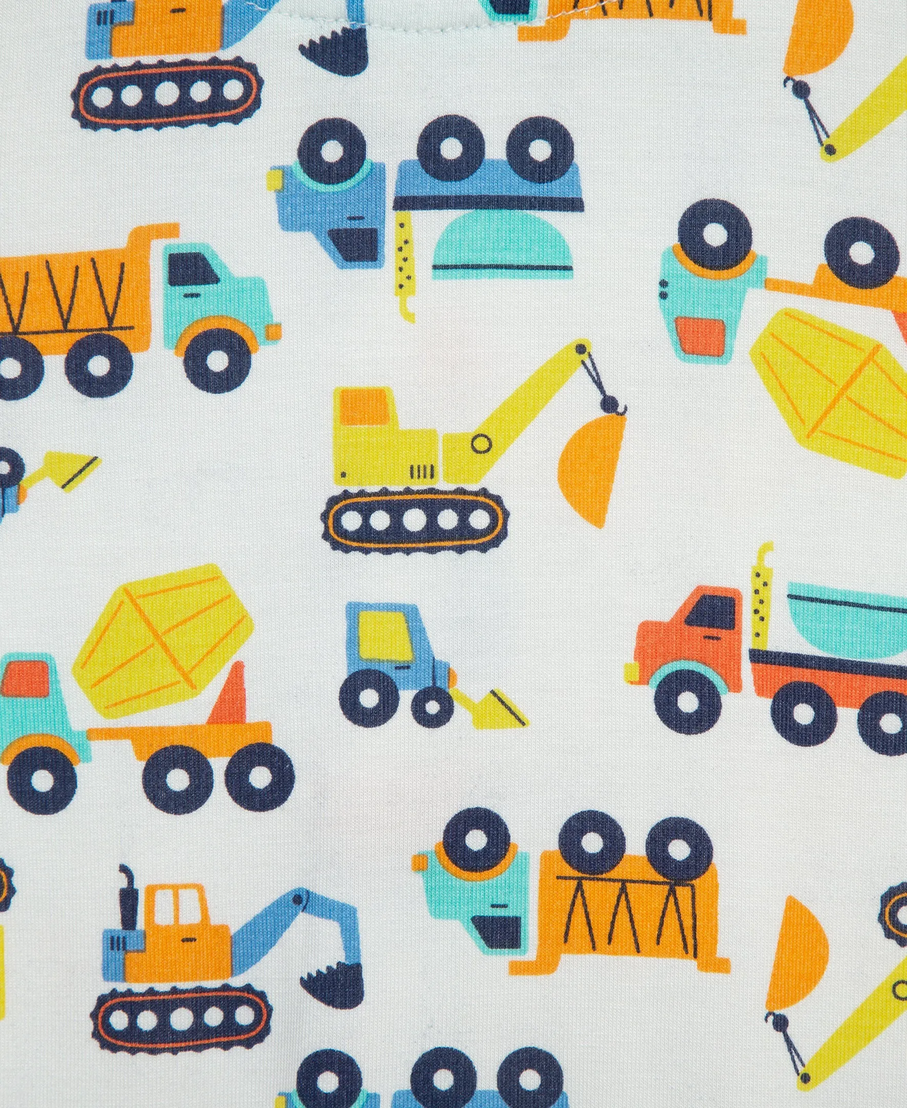 Construction Zip Front Pajama