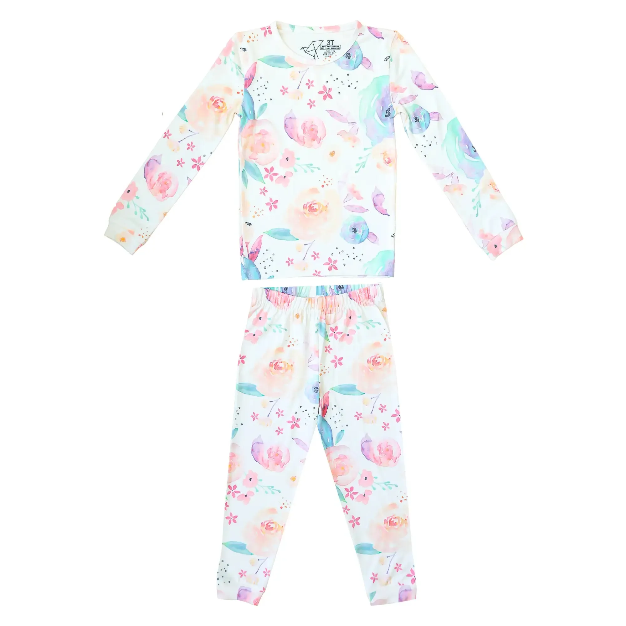 Copper Pearl Long Sleeve Pajamas / Bloom