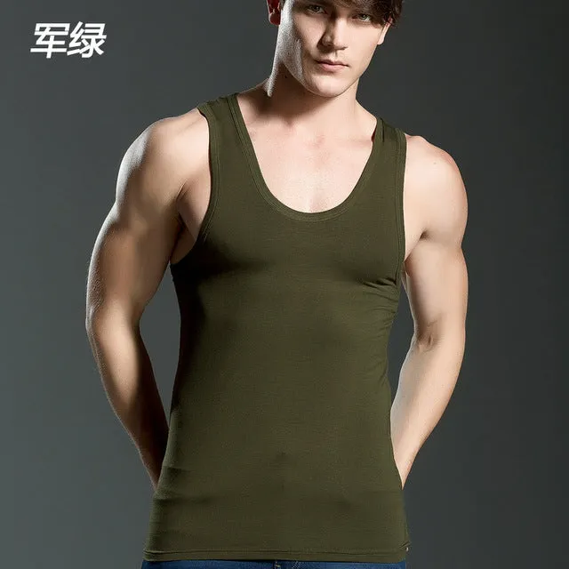 Cotton Big Size Summer men clothing Tank Tops