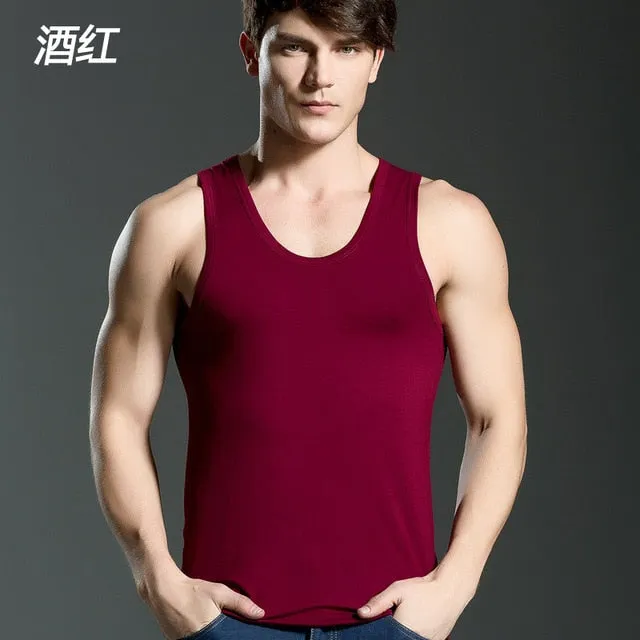 Cotton Big Size Summer men clothing Tank Tops