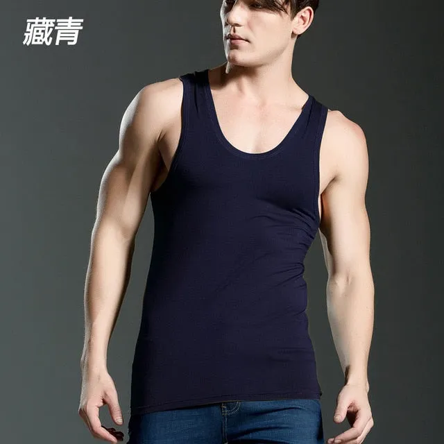 Cotton Big Size Summer men clothing Tank Tops