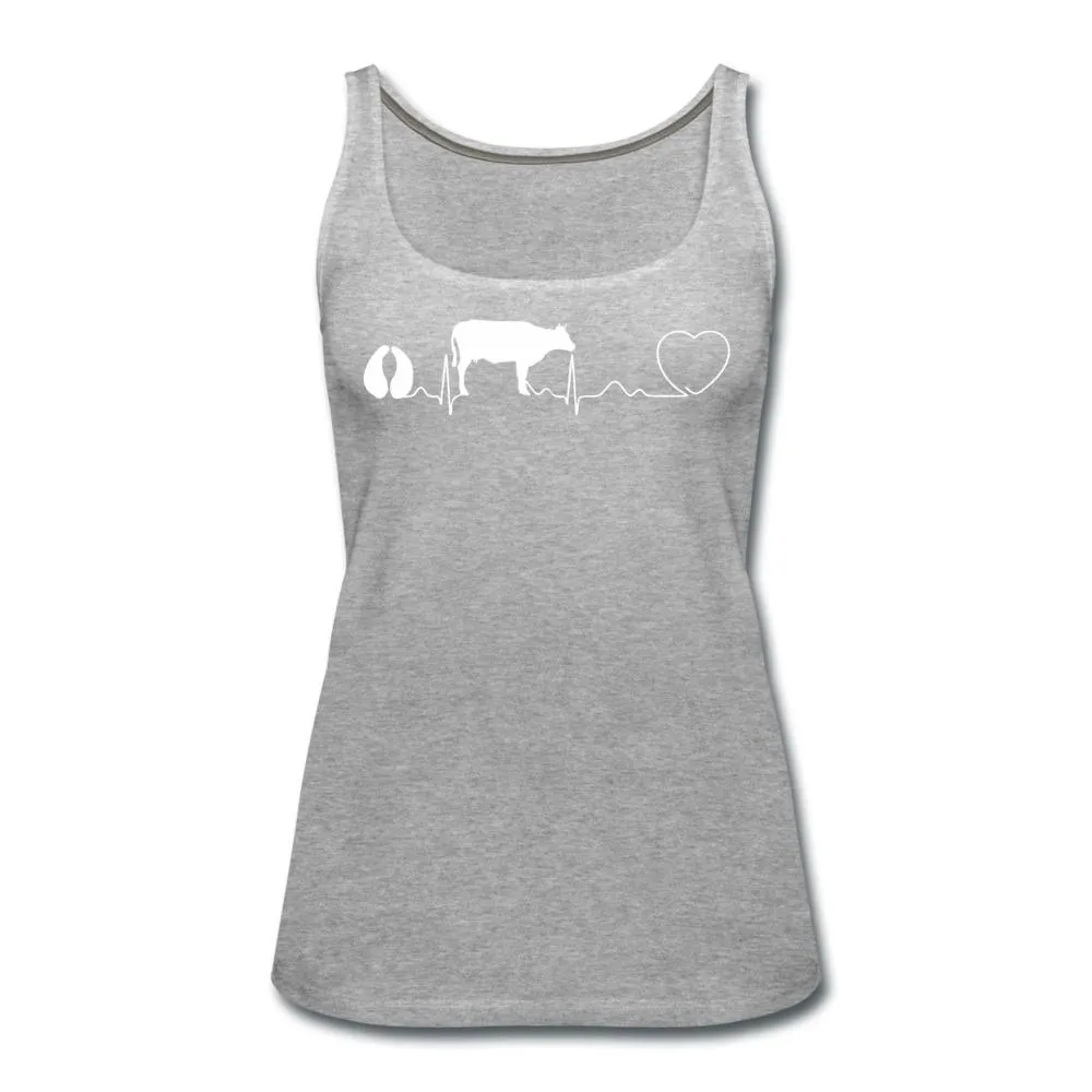 Cow pulse Women's Tank Top