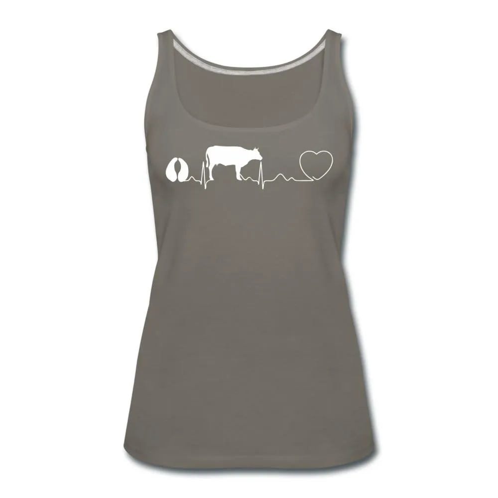 Cow pulse Women's Tank Top