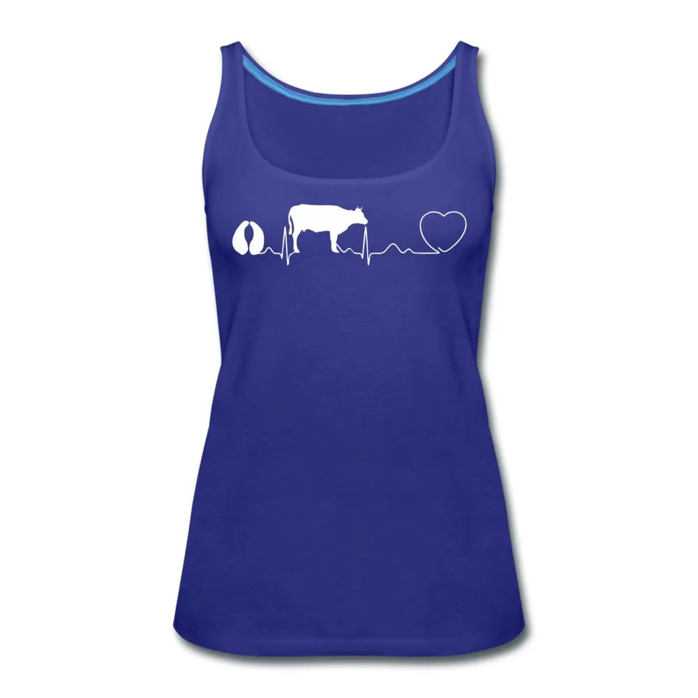 Cow pulse Women's Tank Top