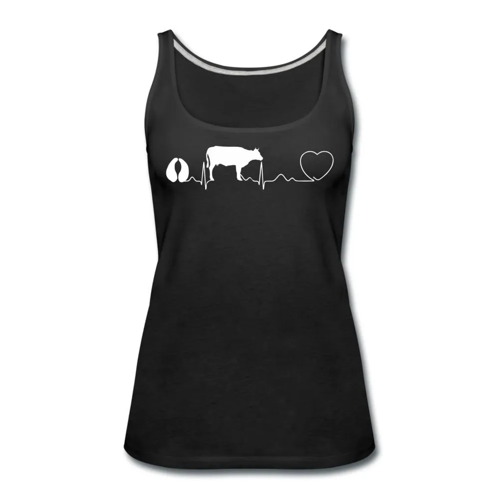 Cow pulse Women's Tank Top