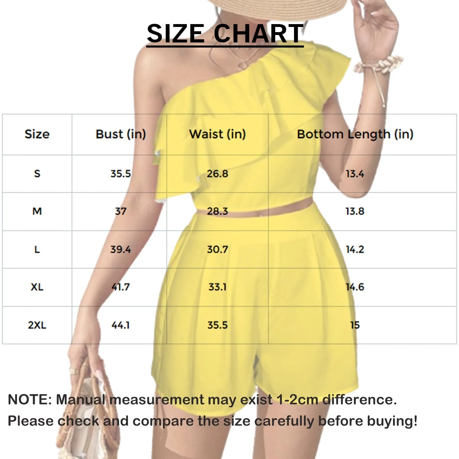 Custom Face American Flag Style Beach Outfits Personalized Women's One Shoulder Ruffle Trim Top & Shorts Set
