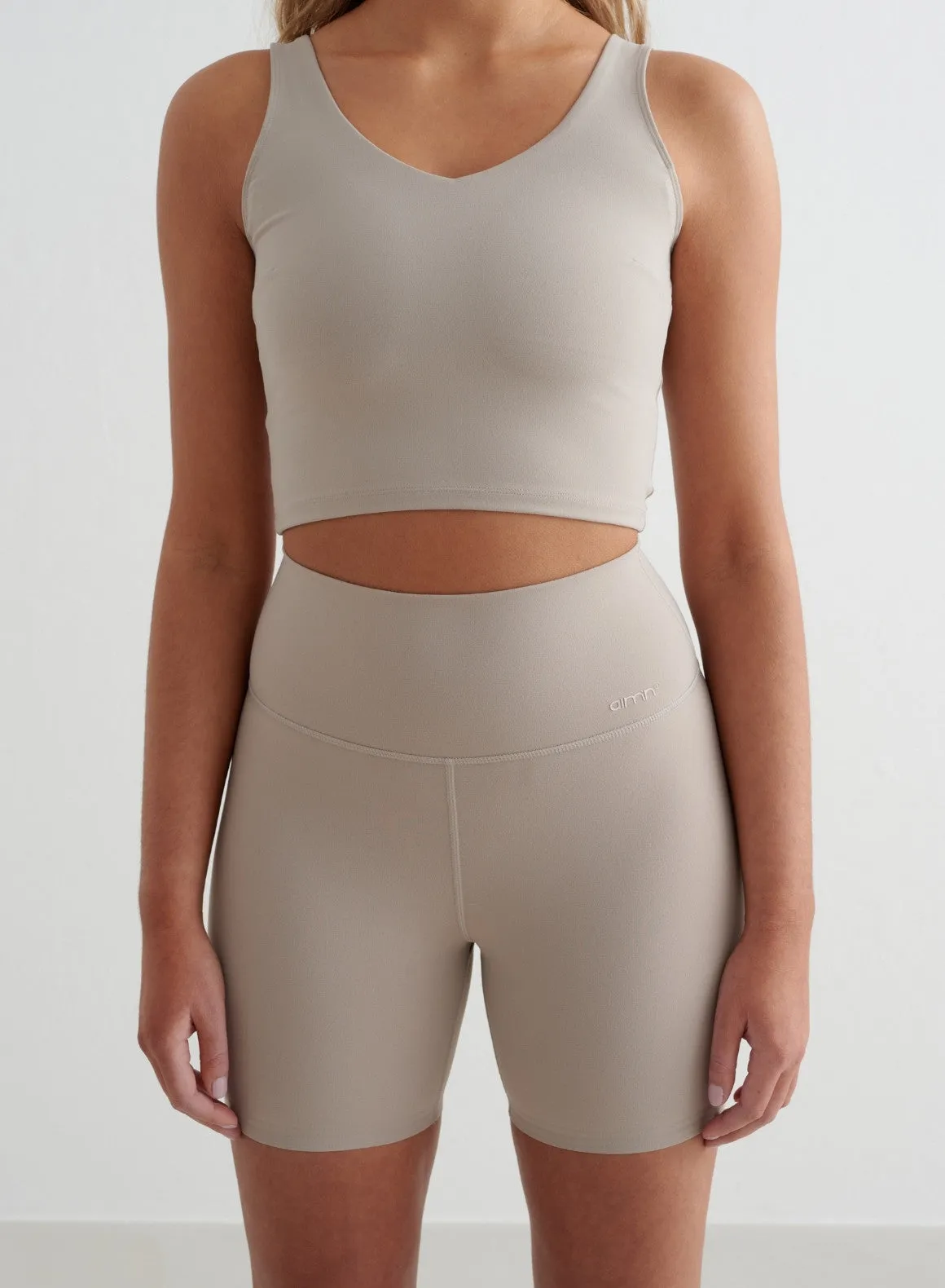 Dark Clay Sense Midi Biker Shorts