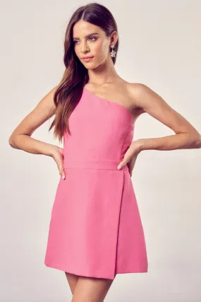 DO   BE COLLECTION Asymmetric One Shoulder Dress