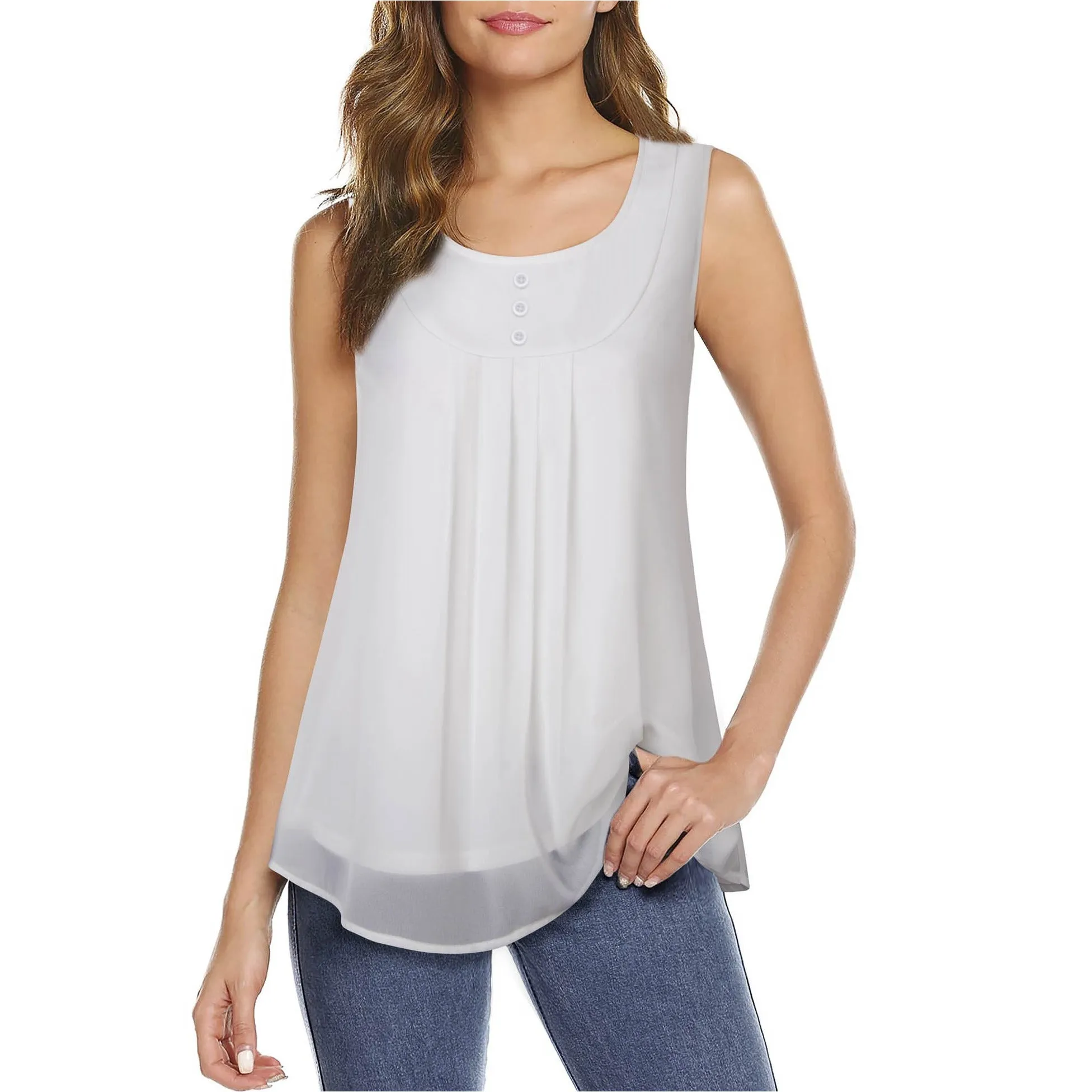 Double Layer Summer Blouse