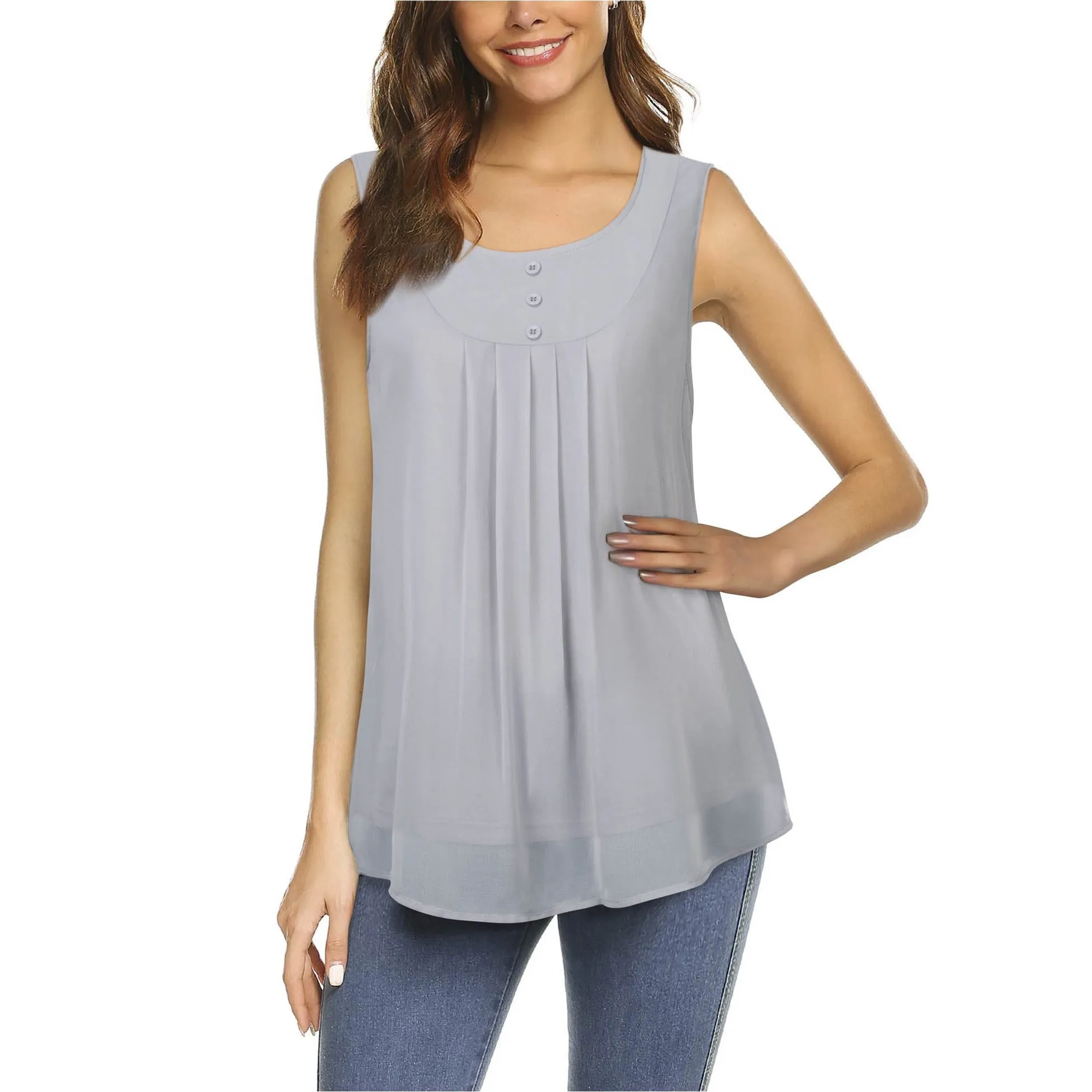 Double Layer Summer Blouse