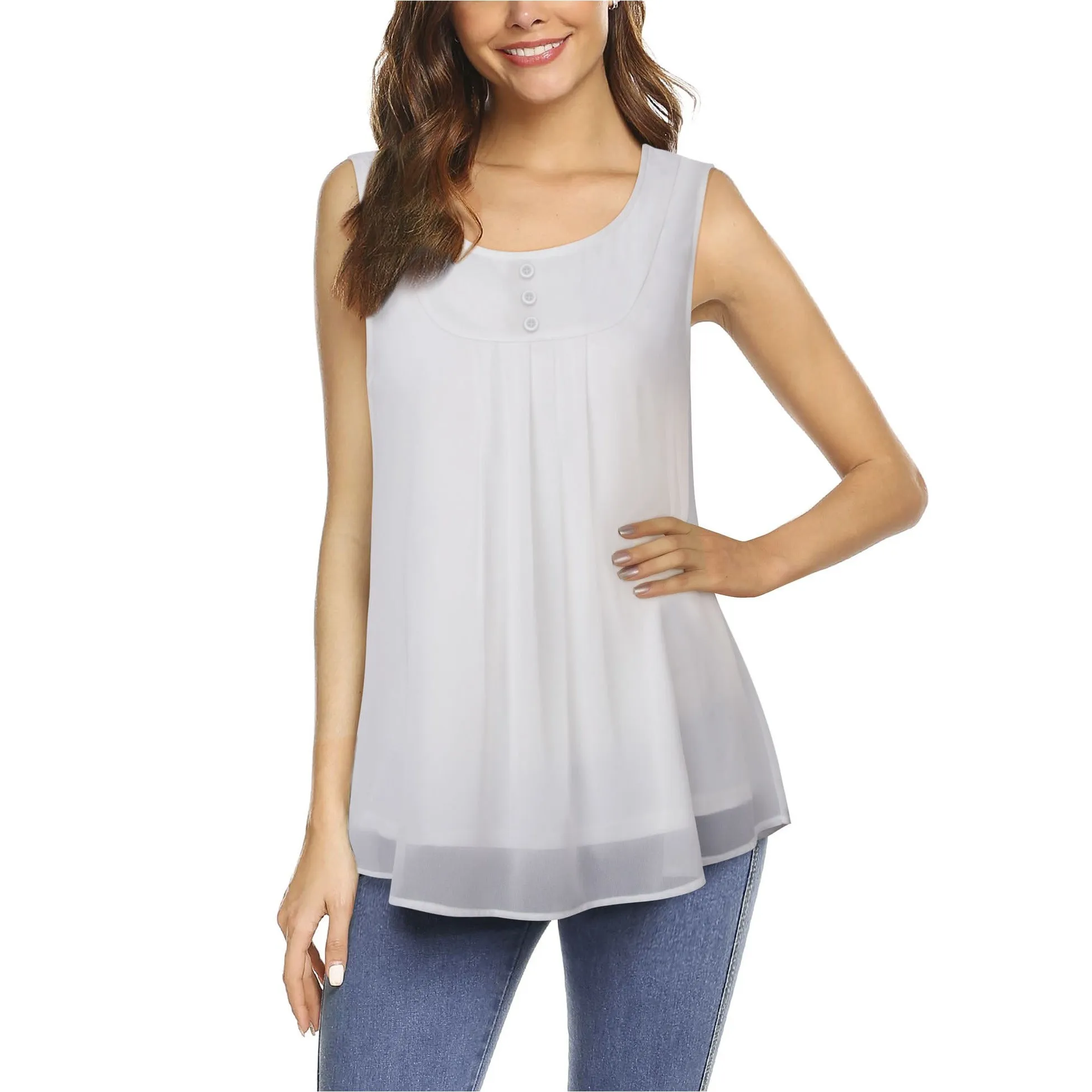 Double Layer Summer Blouse