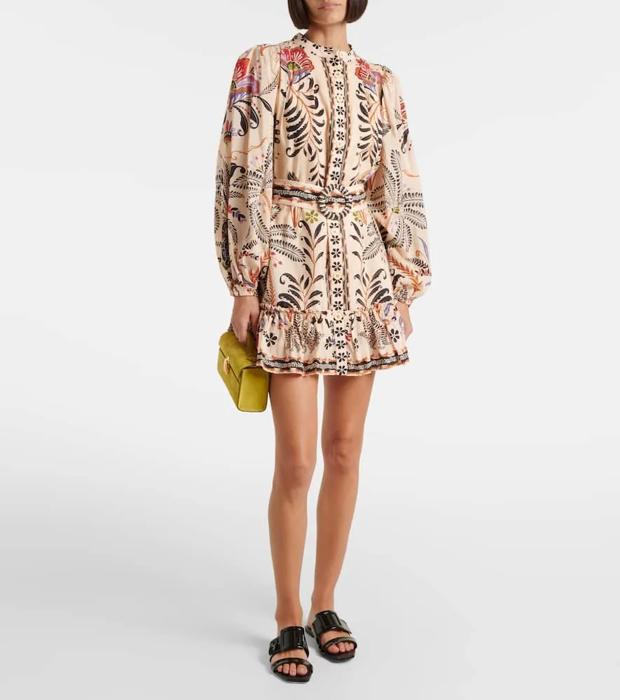 Farm Rio Cotton-blend dress