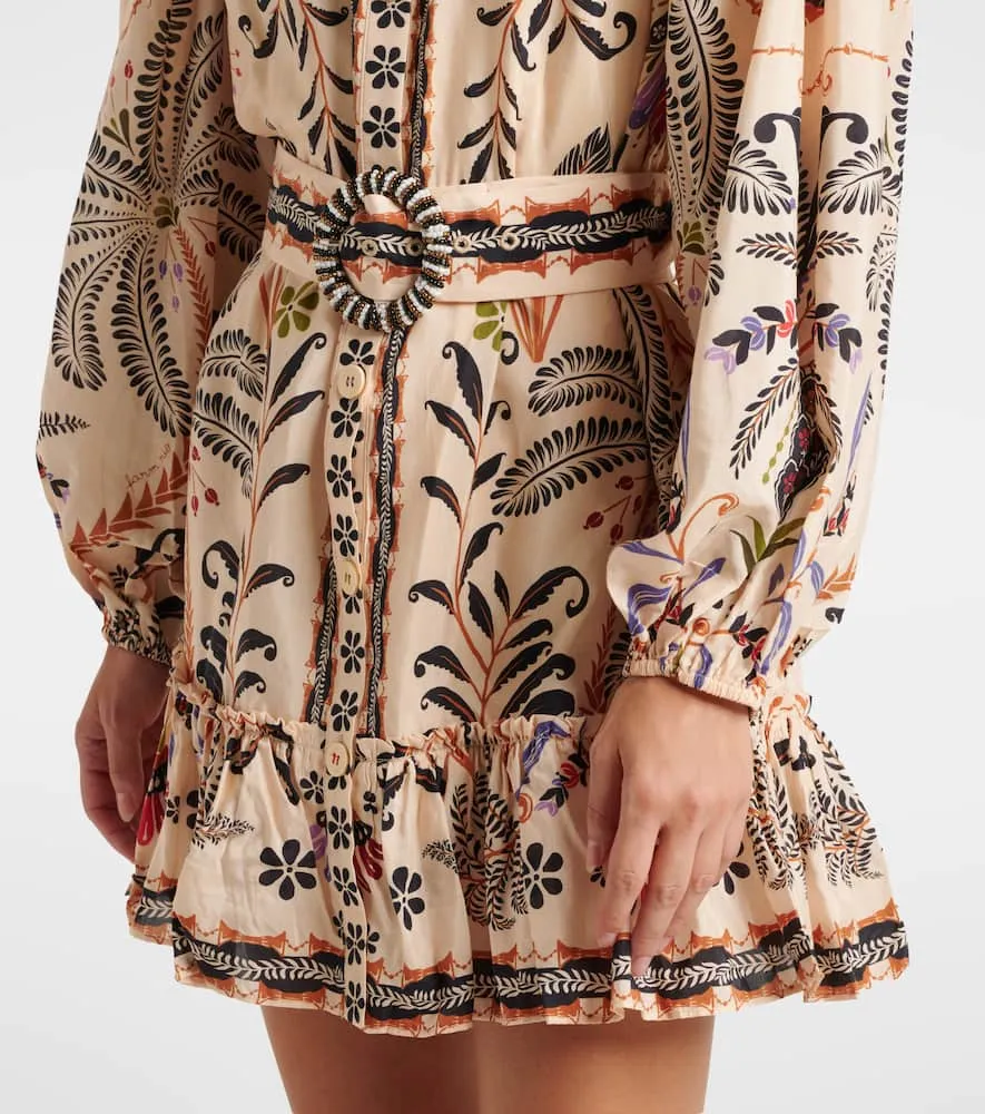 Farm Rio Cotton-blend dress