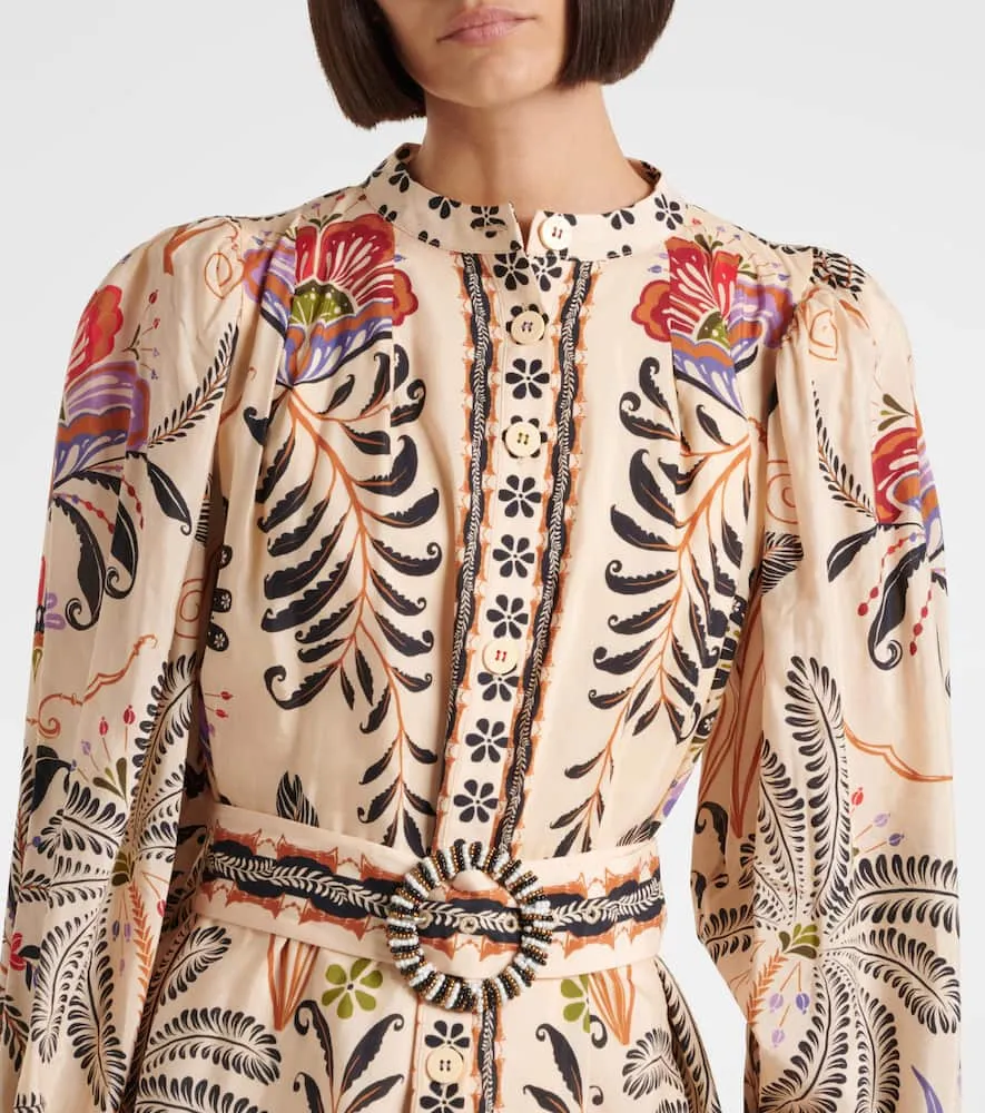 Farm Rio Cotton-blend dress