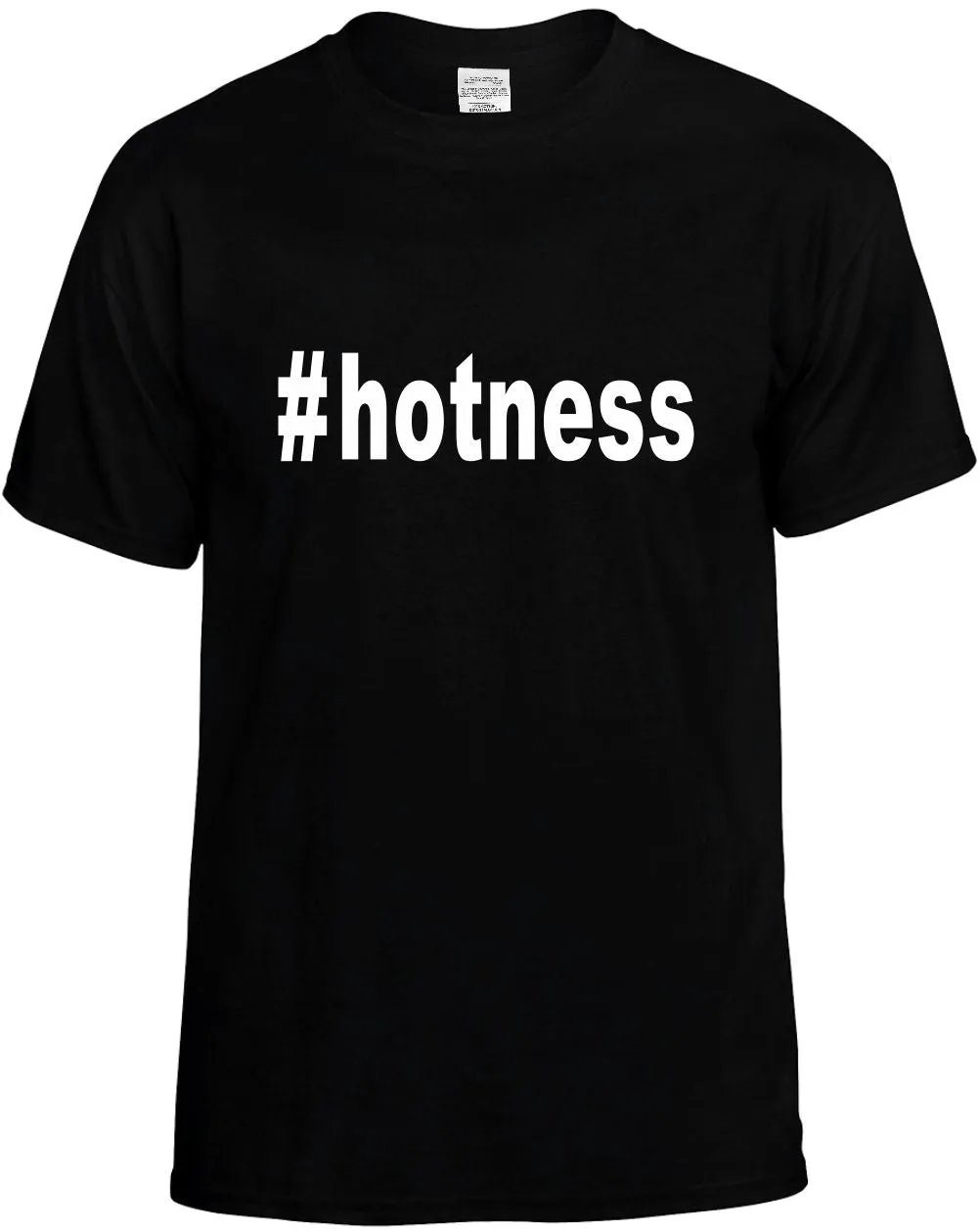 #Hotness Hashtag Unisex T-Shirt Novelty Graphic Tee Shirt