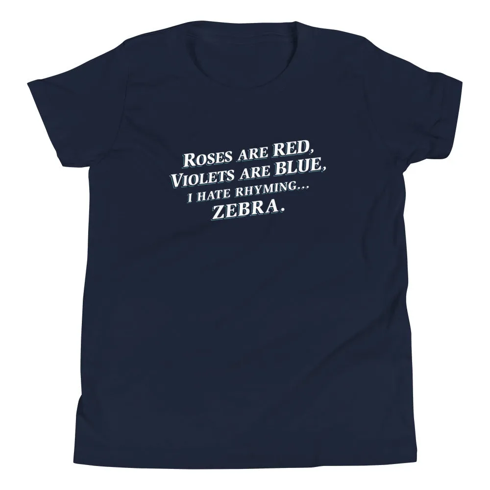 I Hate Rhyming Kid's Youth Tee