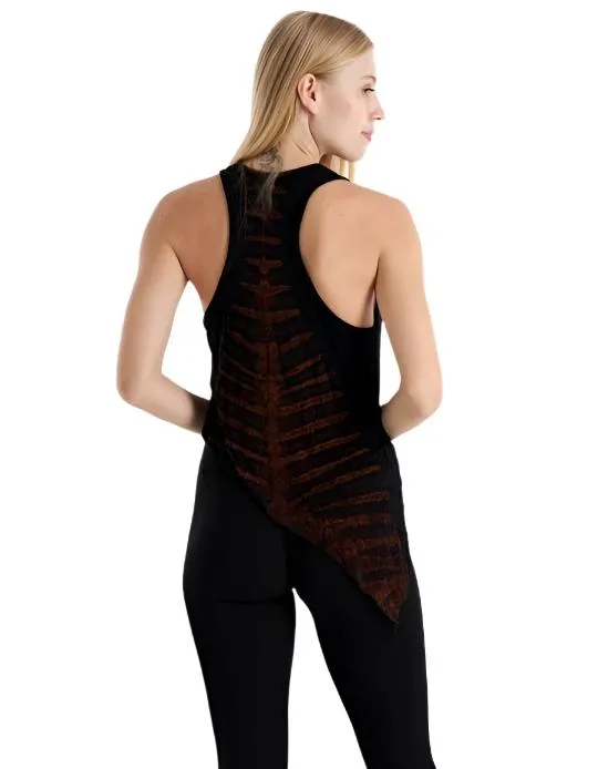 Kathmandu Tie Dye Slanted Crop Top TH1486