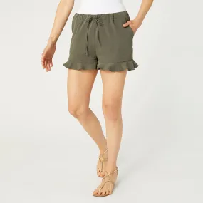 Kensley Shorts - Olive - Final Sale