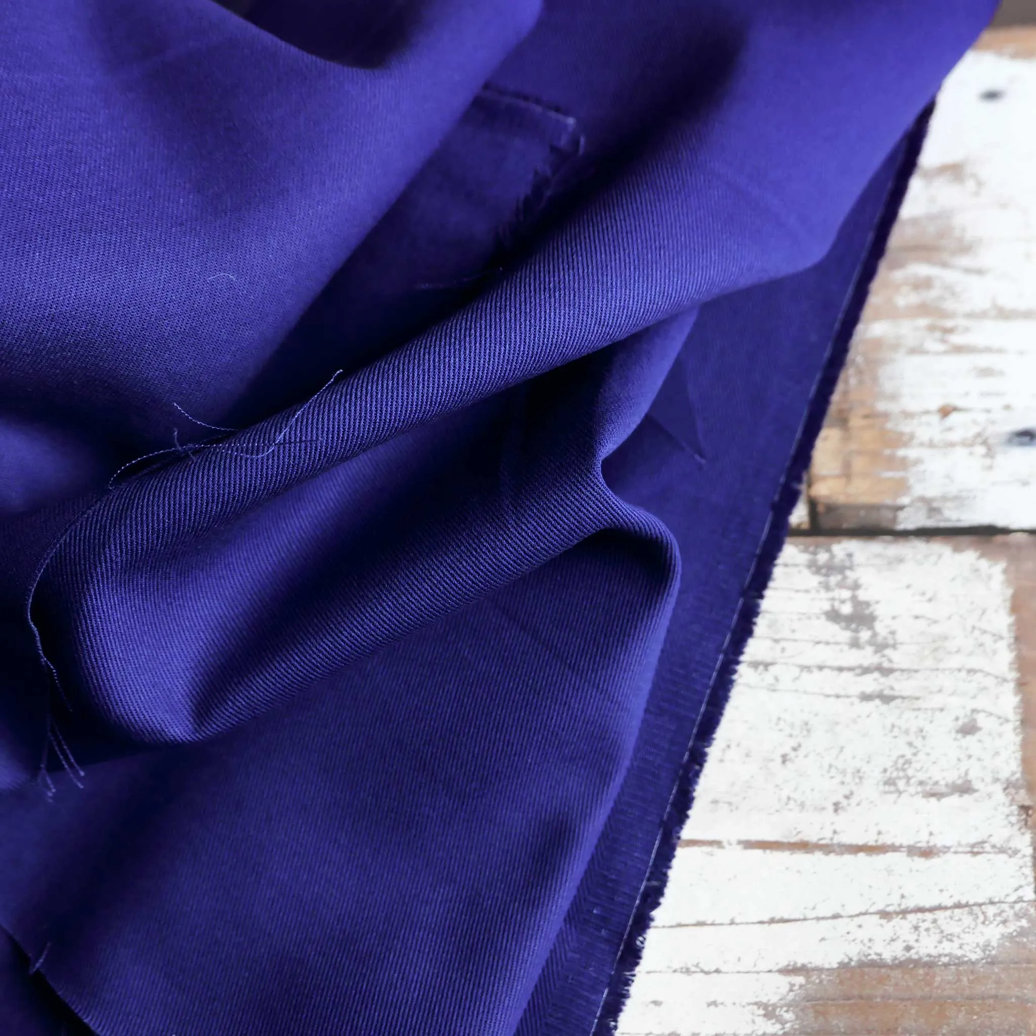 Lapis Blue Cotton Drill